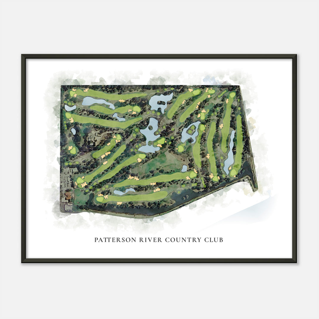 Print of Patterson River Country Club Classic Map