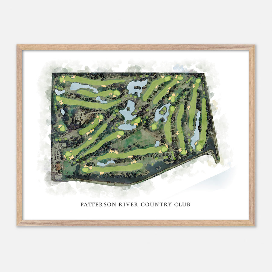 Print of Patterson River Country Club Classic Map