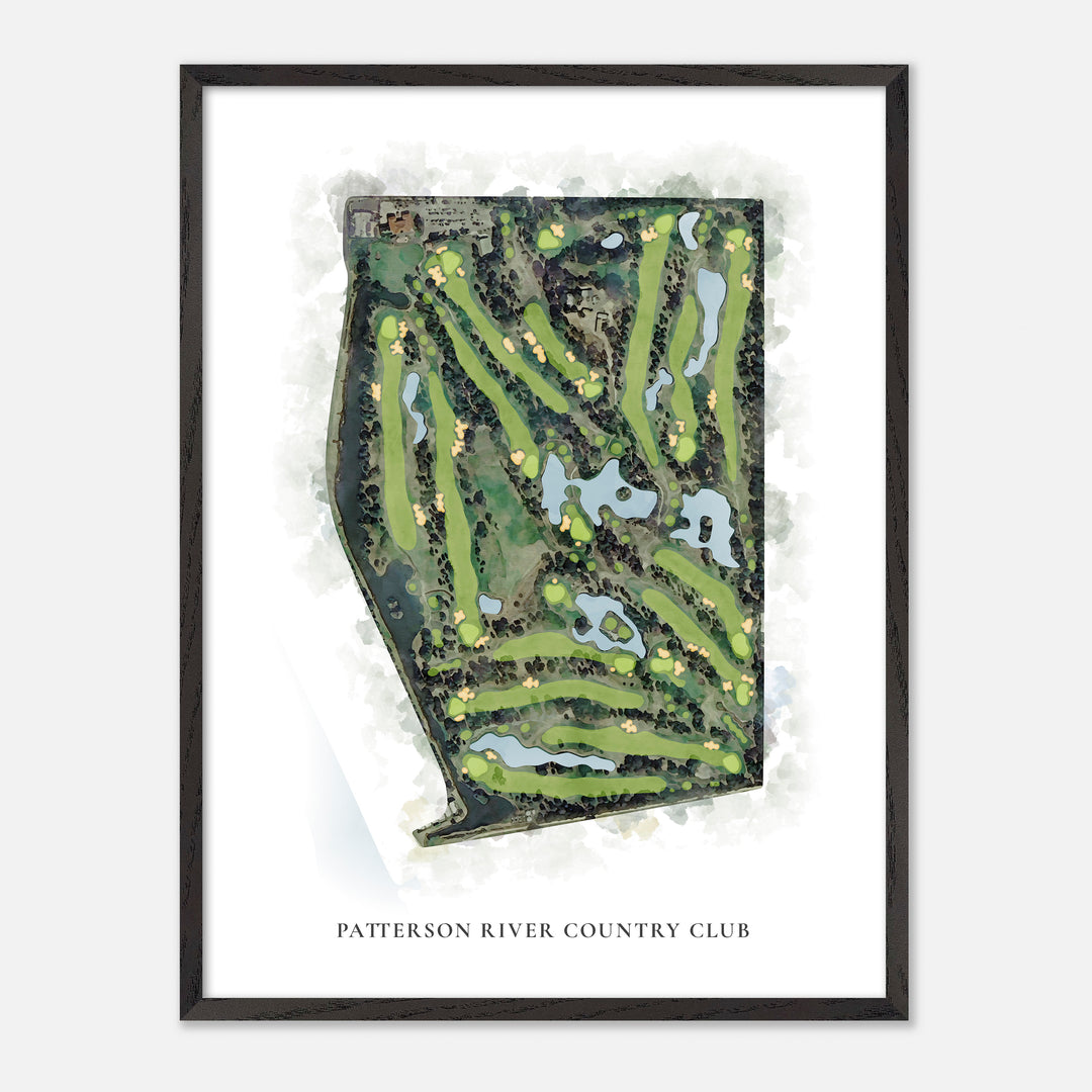 Print of Patterson River Country Club Classic Map
