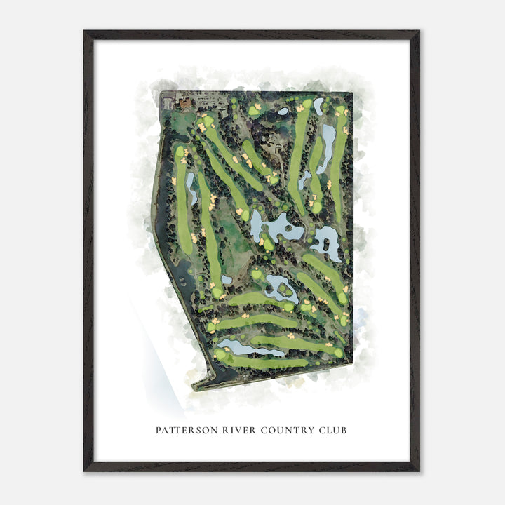 Print of Patterson River Country Club Classic Map