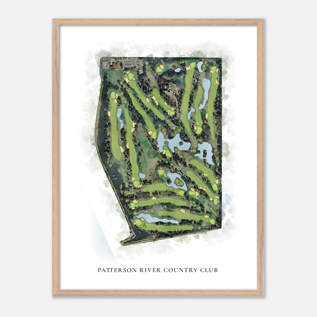 Print of Patterson River Country Club Classic Map