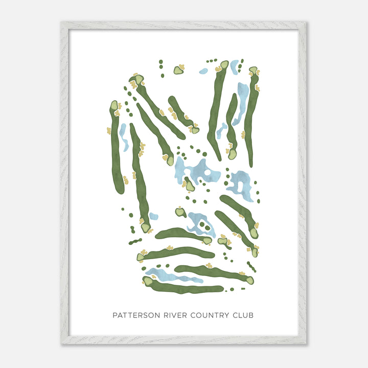 Print of Patterson River Country Club Modern Map