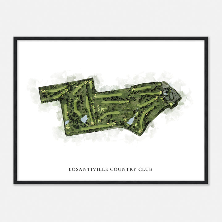 Print of Losantiville Country Club Classic Map
