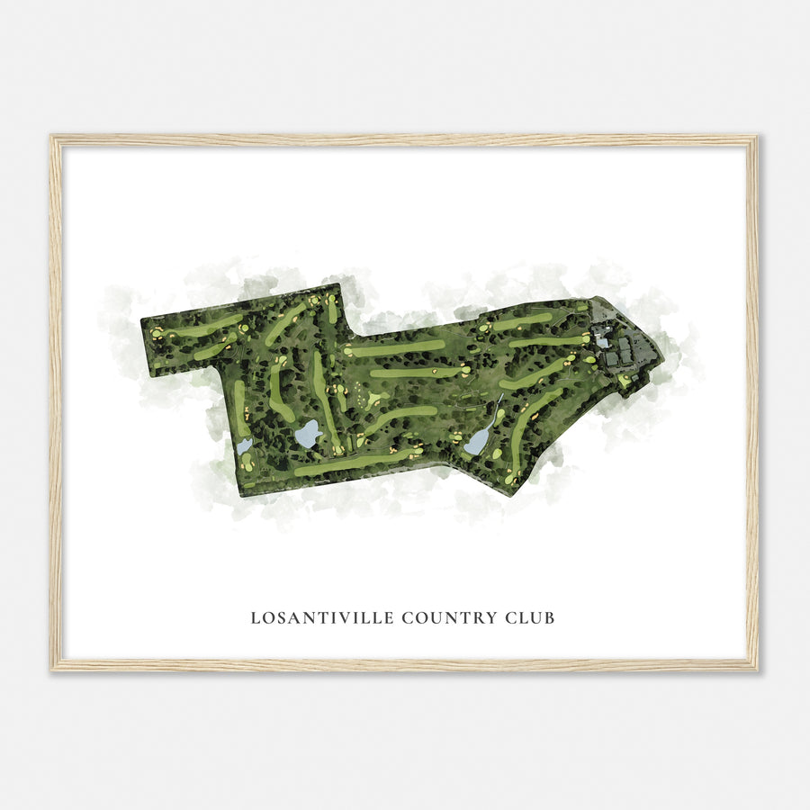Print of Losantiville Country Club Classic Map