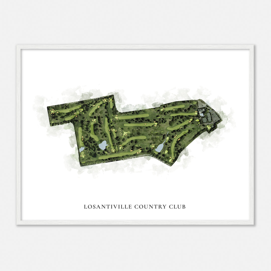 Print of Losantiville Country Club Classic Map