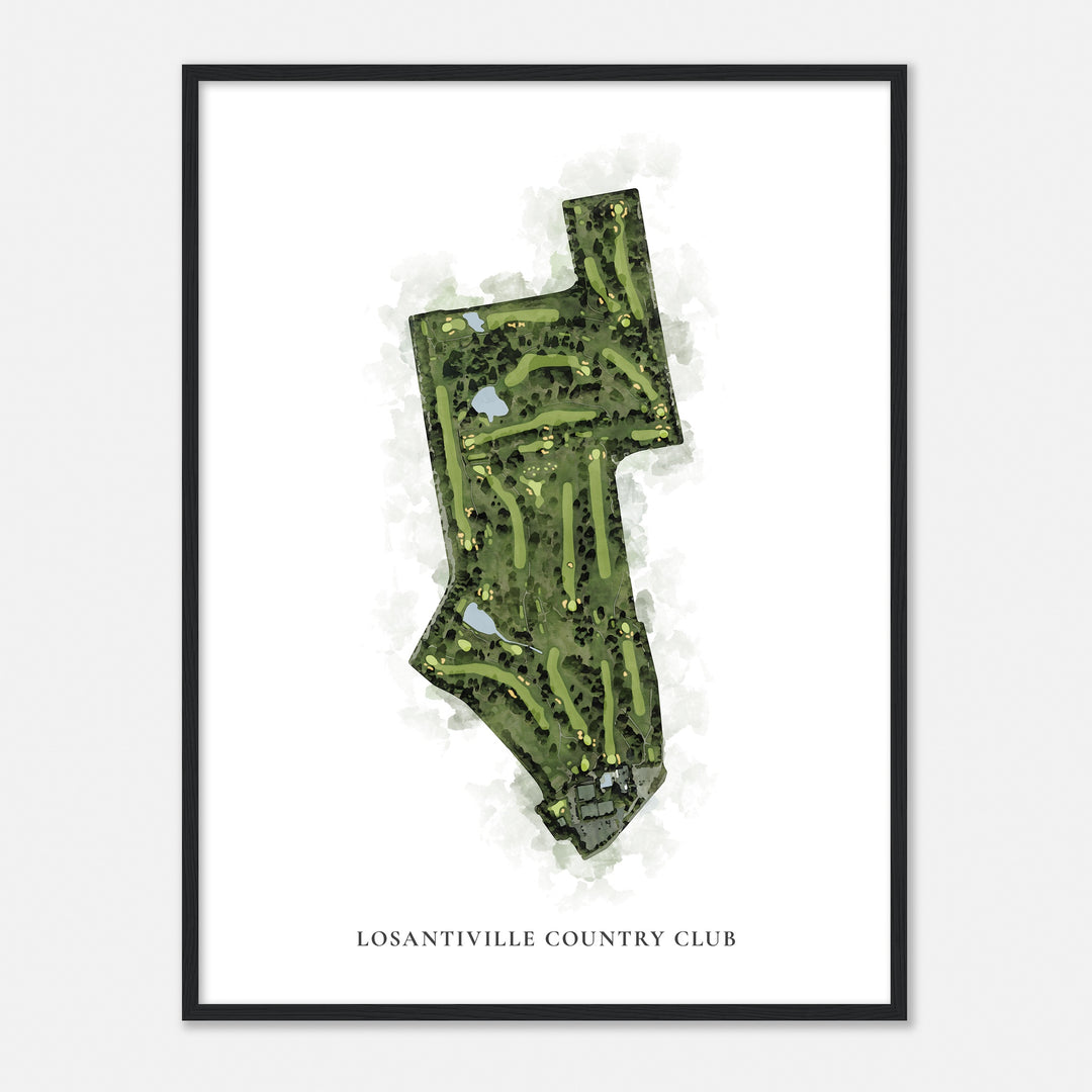Print of Losantiville Country Club Classic Map