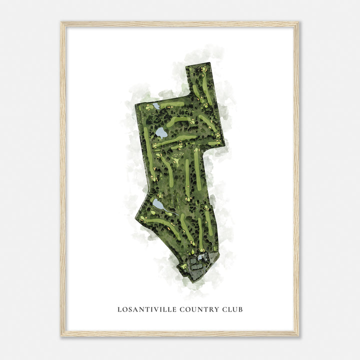 Print of Losantiville Country Club Classic Map
