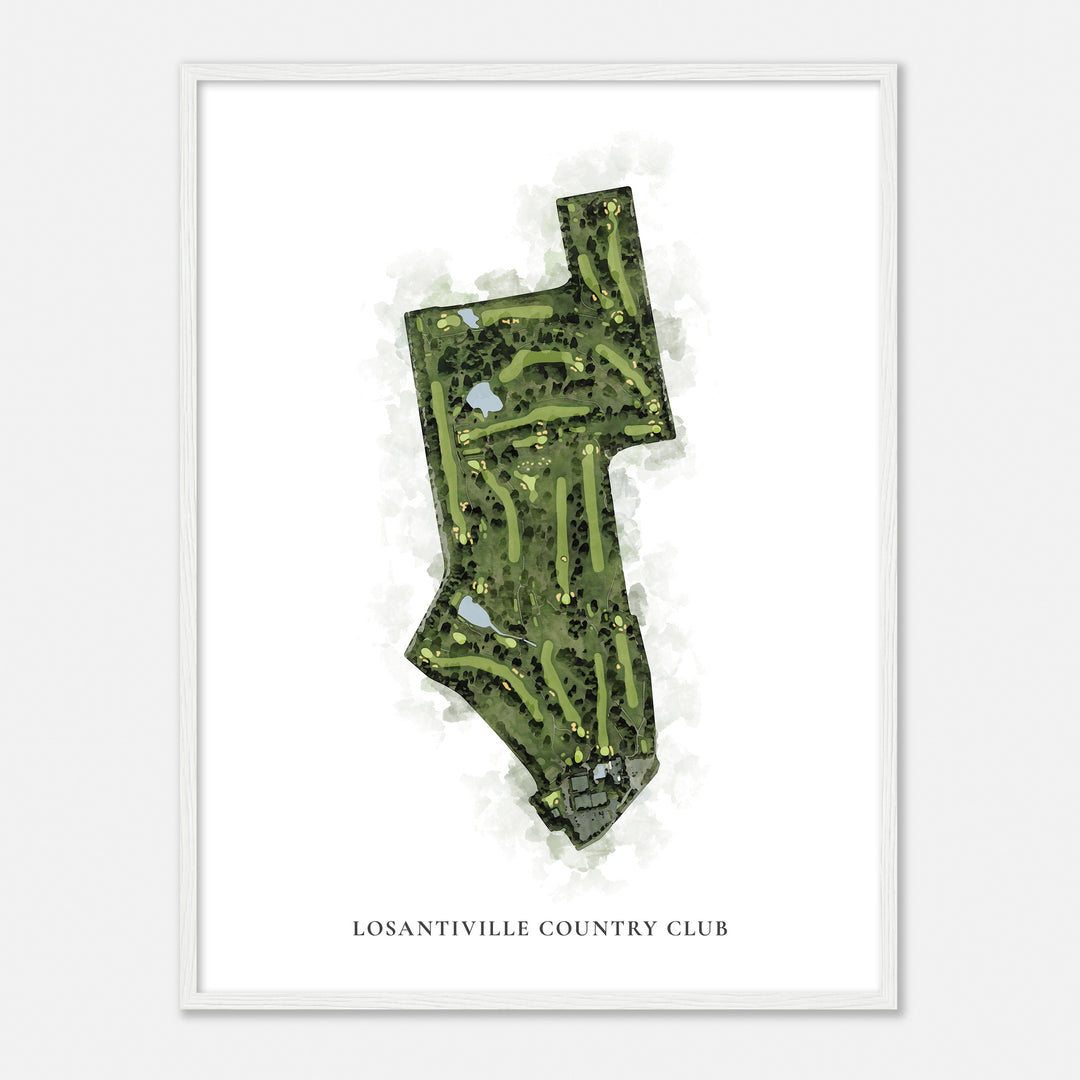 Print of Losantiville Country Club Classic Map