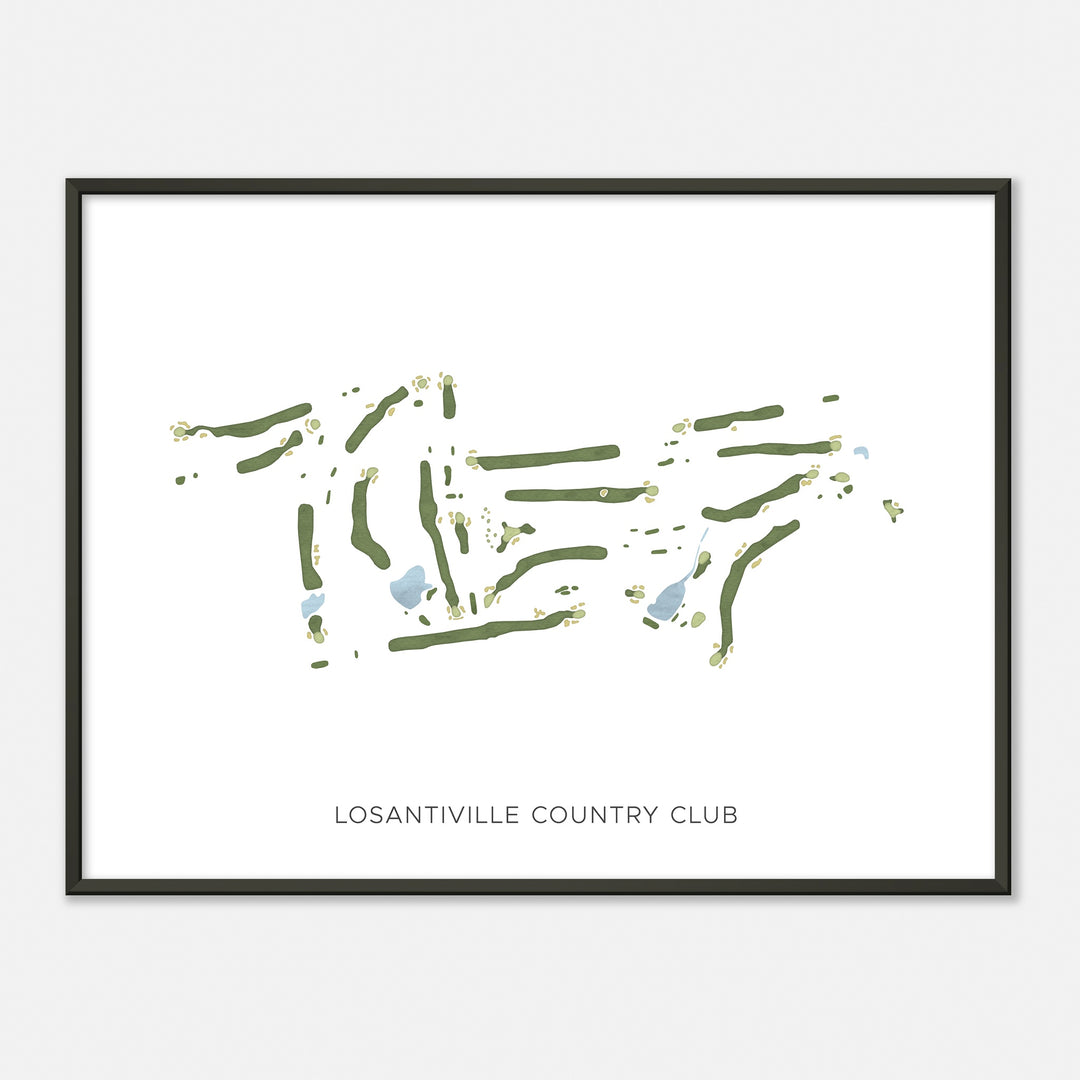 Print of Losantiville Country Club Modern Map
