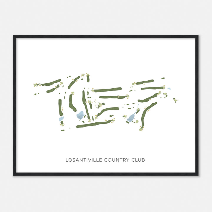 Print of Losantiville Country Club Modern Map