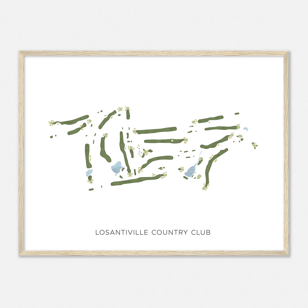 Print of Losantiville Country Club Modern Map