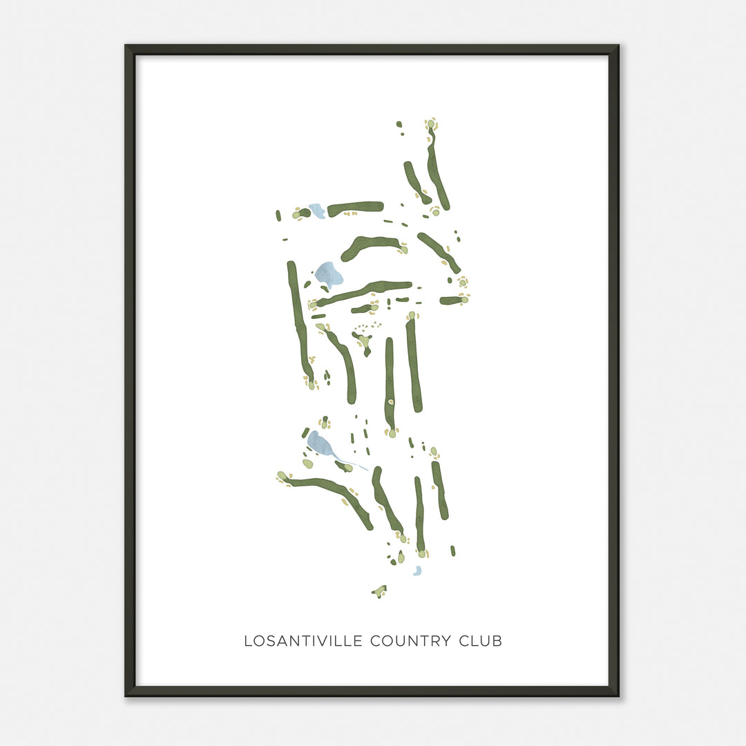 Print of Losantiville Country Club Modern Map