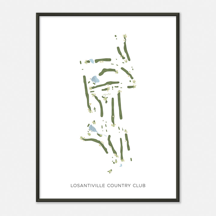 Print of Losantiville Country Club Modern Map