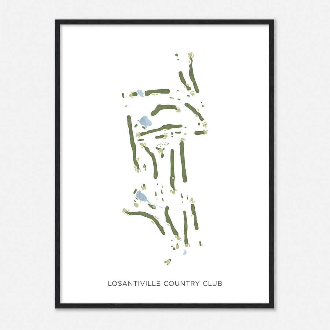 Print of Losantiville Country Club Modern Map