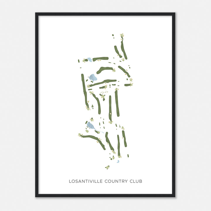 Print of Losantiville Country Club Modern Map