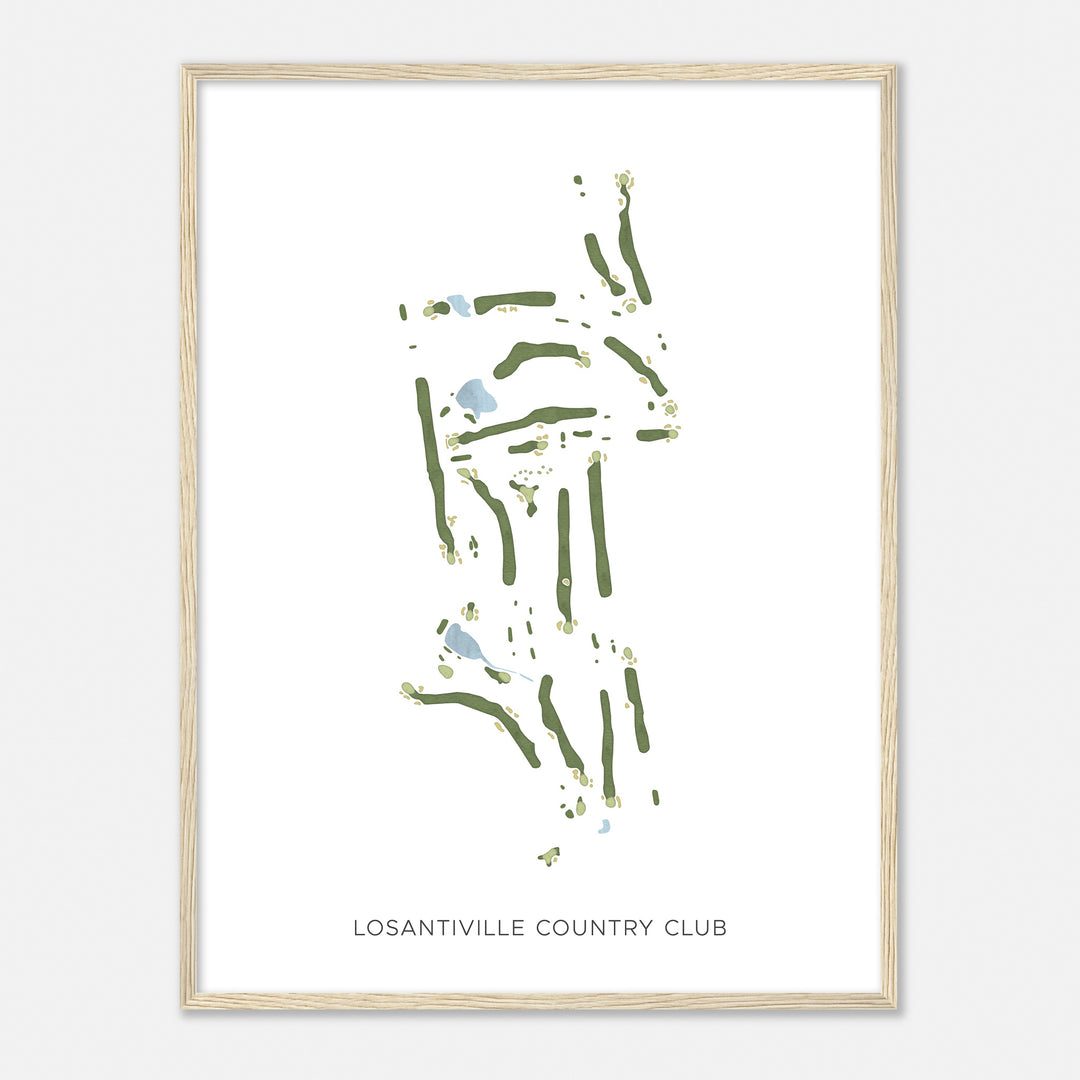 Print of Losantiville Country Club Modern Map