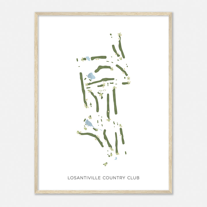 Print of Losantiville Country Club Modern Map