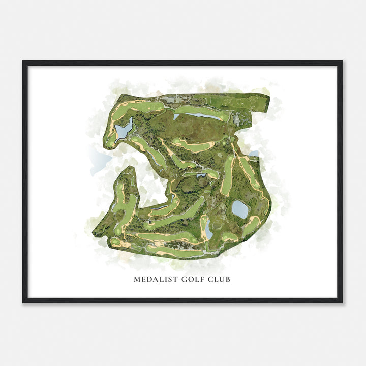 Print of Medalist Golf Club Classic Map