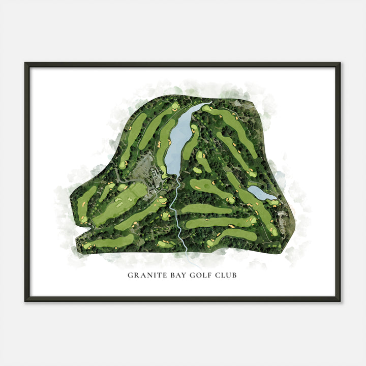 Print of Granite Bay Golf Club Classic Map