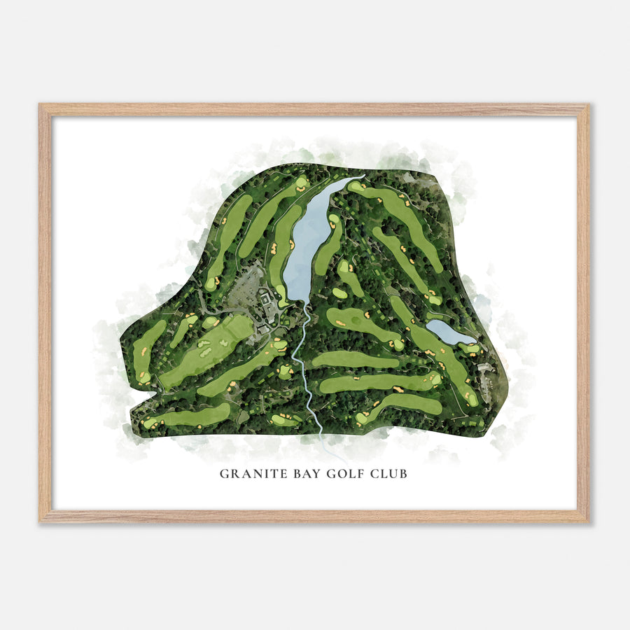 Print of Granite Bay Golf Club Classic Map