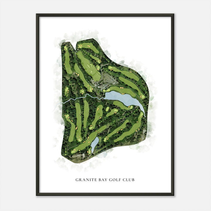 Print of Granite Bay Golf Club Classic Map