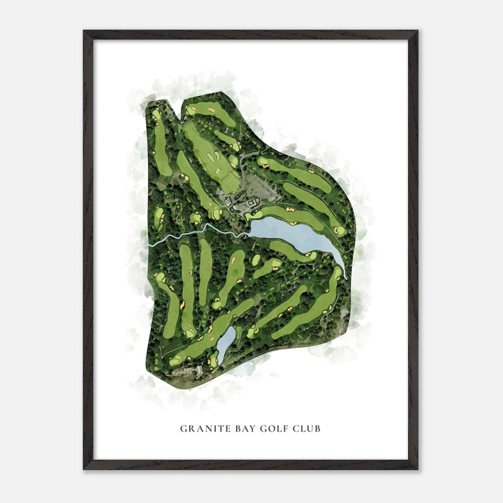 Print of Granite Bay Golf Club Classic Map