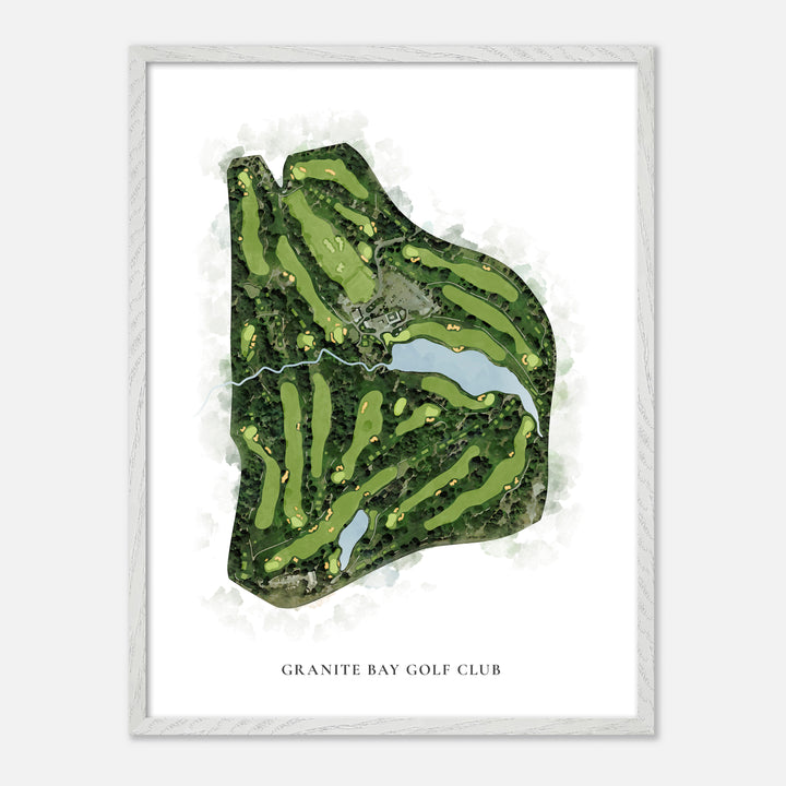 Print of Granite Bay Golf Club Classic Map