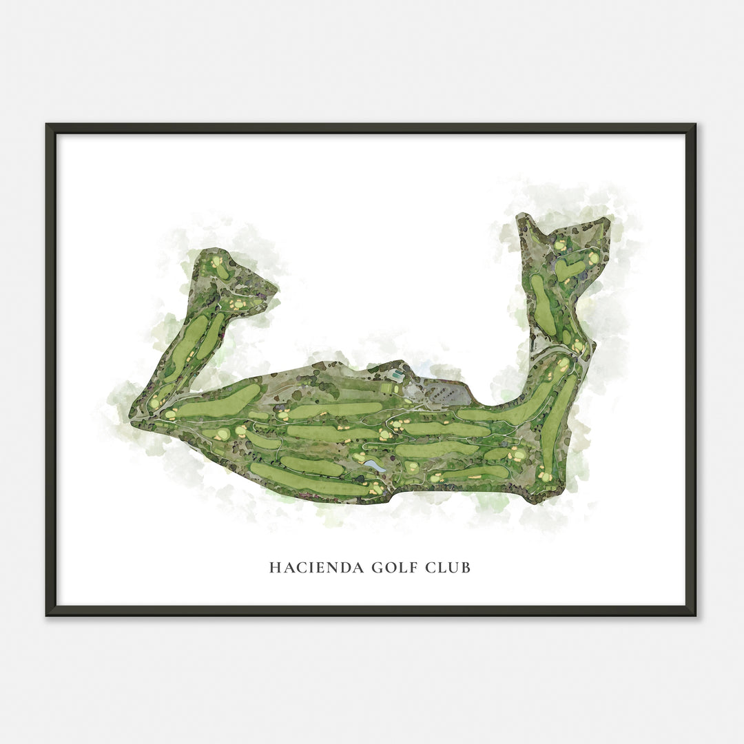 Print of Hacienda Golf Club Classic Map