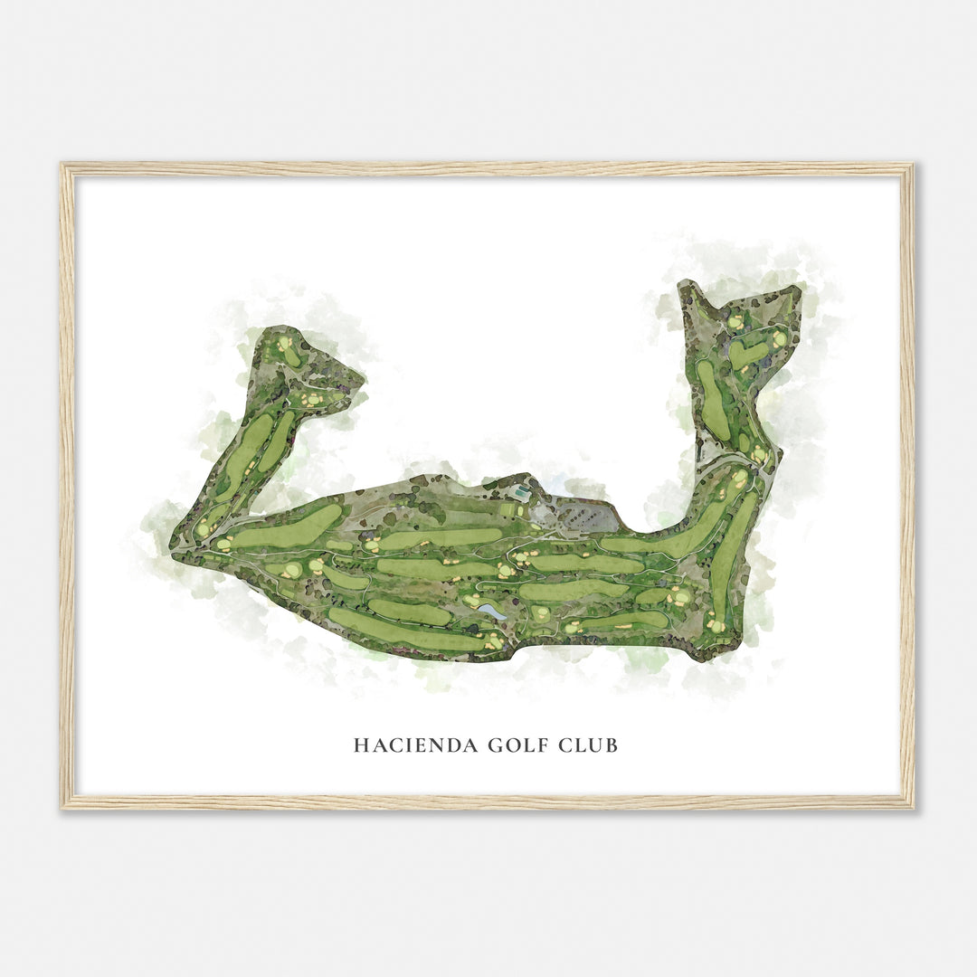 Print of Hacienda Golf Club Classic Map