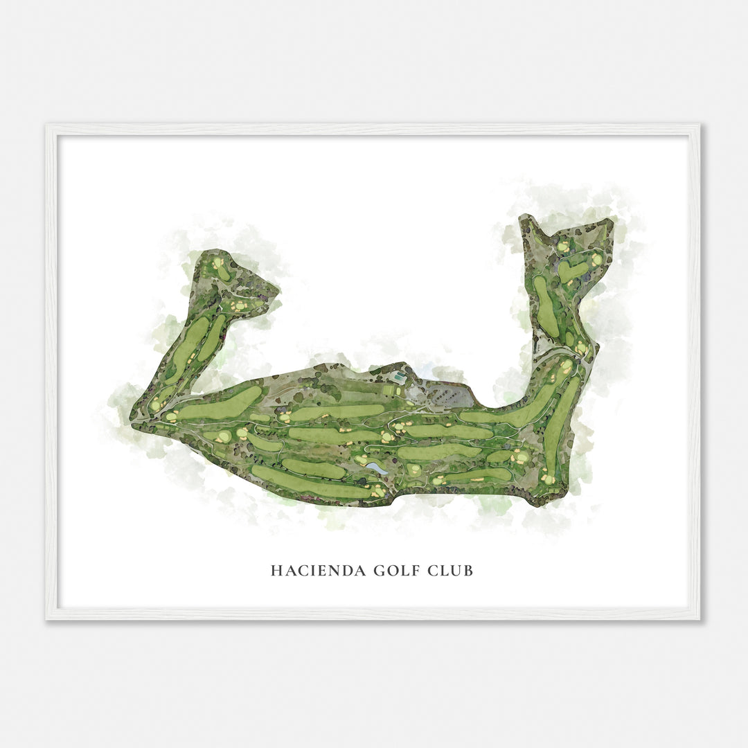 Print of Hacienda Golf Club Classic Map