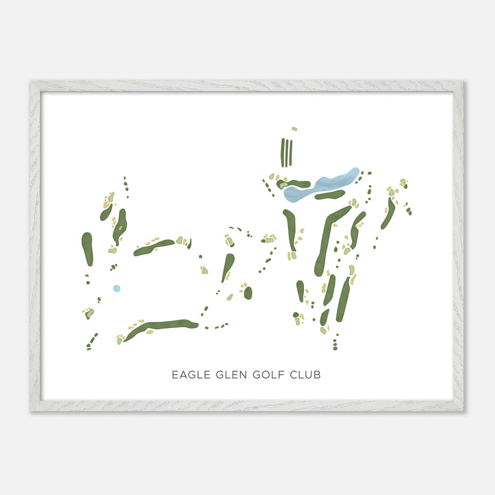 Print of Eagle Glen Golf Club Modern Map