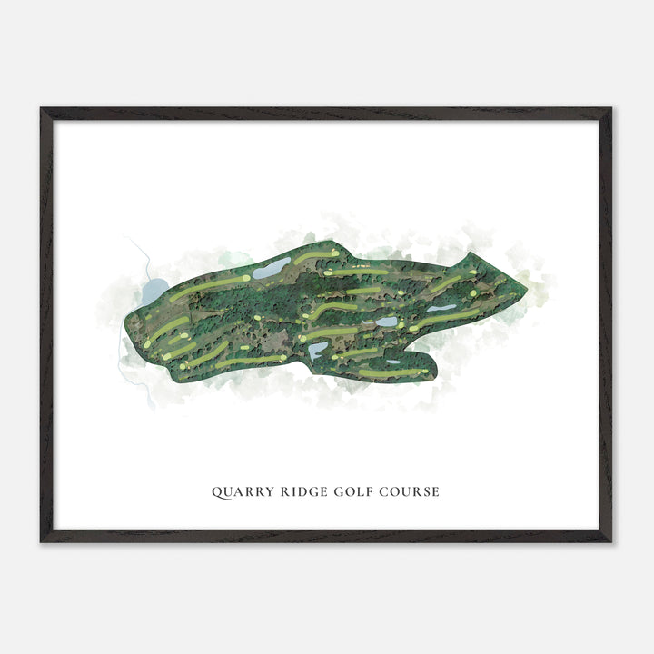 Print of Quarry Ridge Golf Course Classic Map