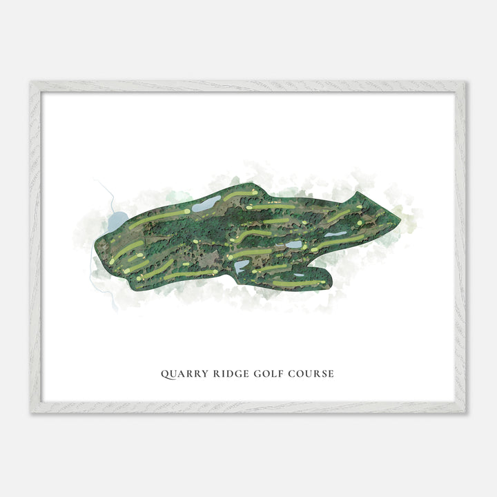 Print of Quarry Ridge Golf Course Classic Map