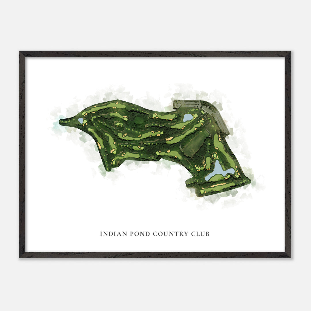 Print of Indian Pond Country Club Classic Map