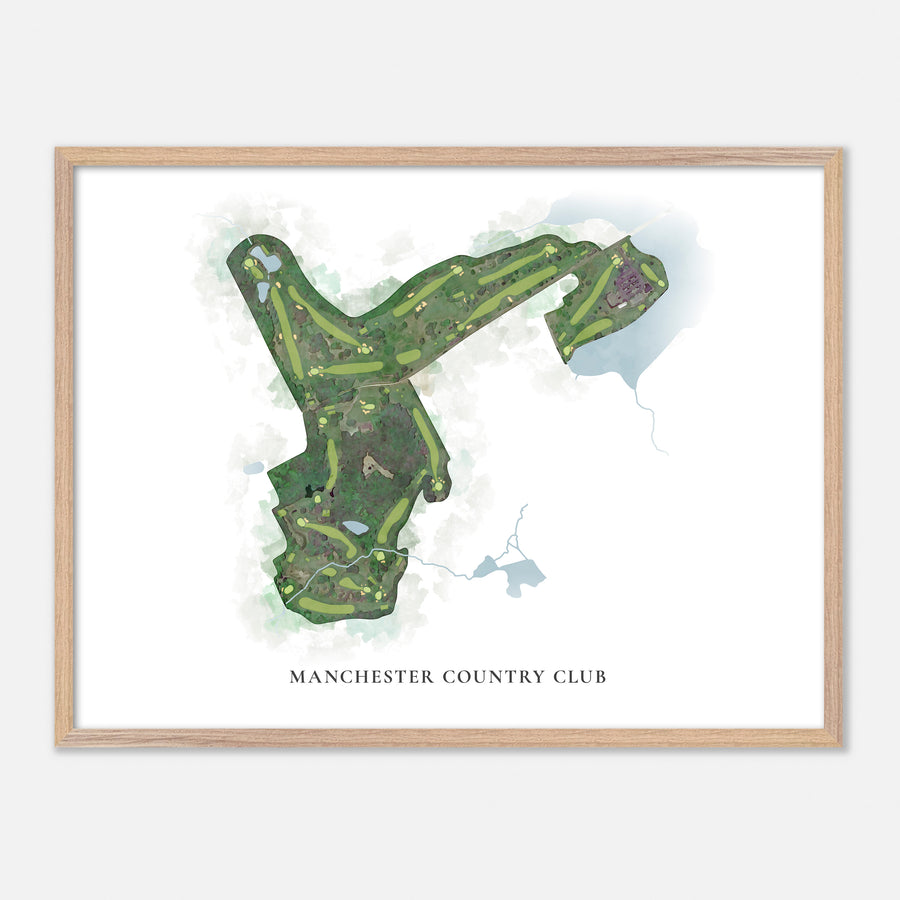 Print of Manchester Country Club Classic Map