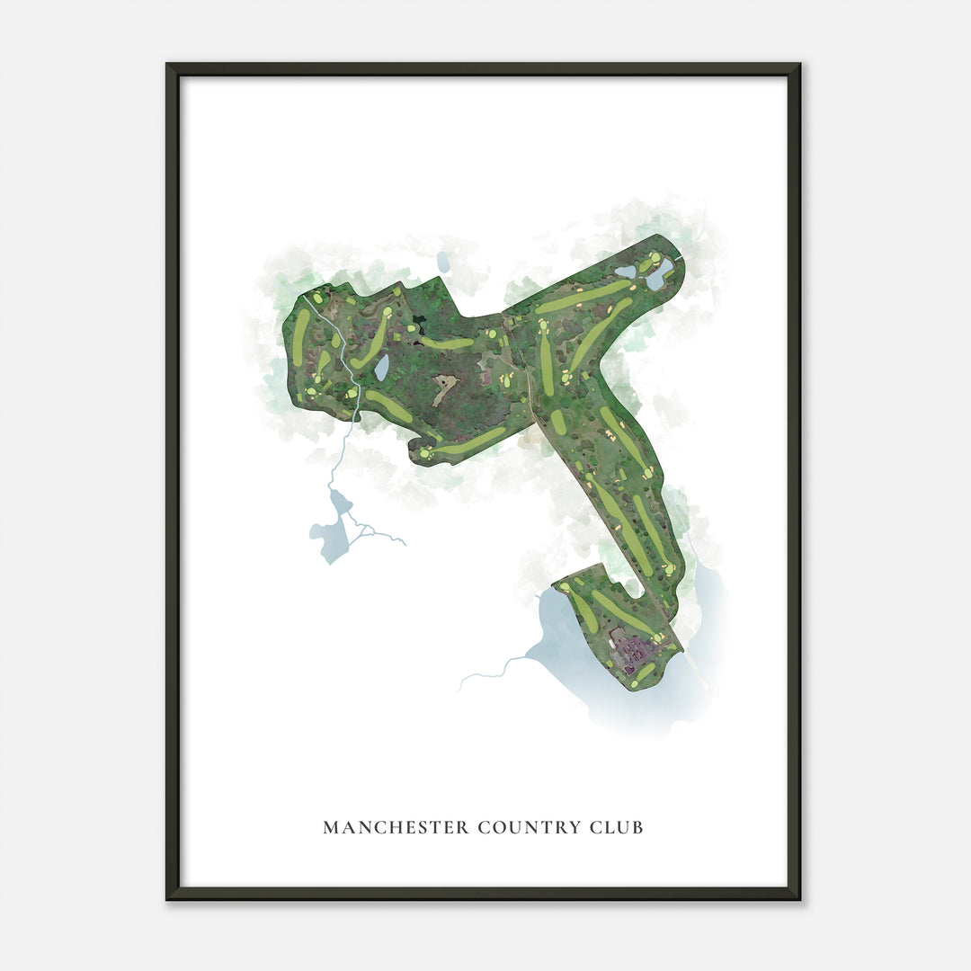 Print of Manchester Country Club Classic Map