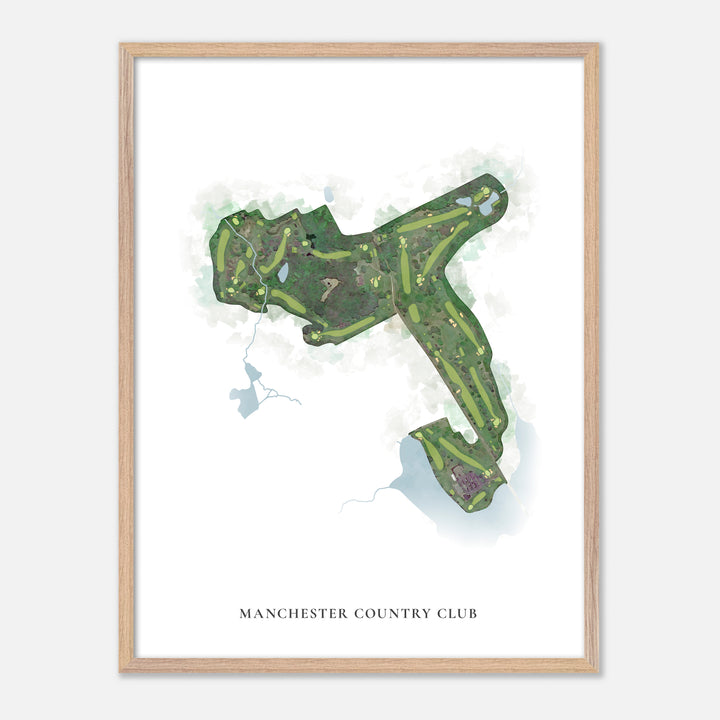 Print of Manchester Country Club Classic Map