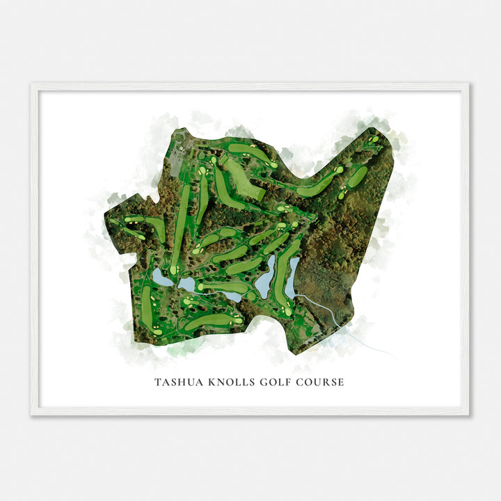 Print of Tashua Knolls Golf Course Classic Map