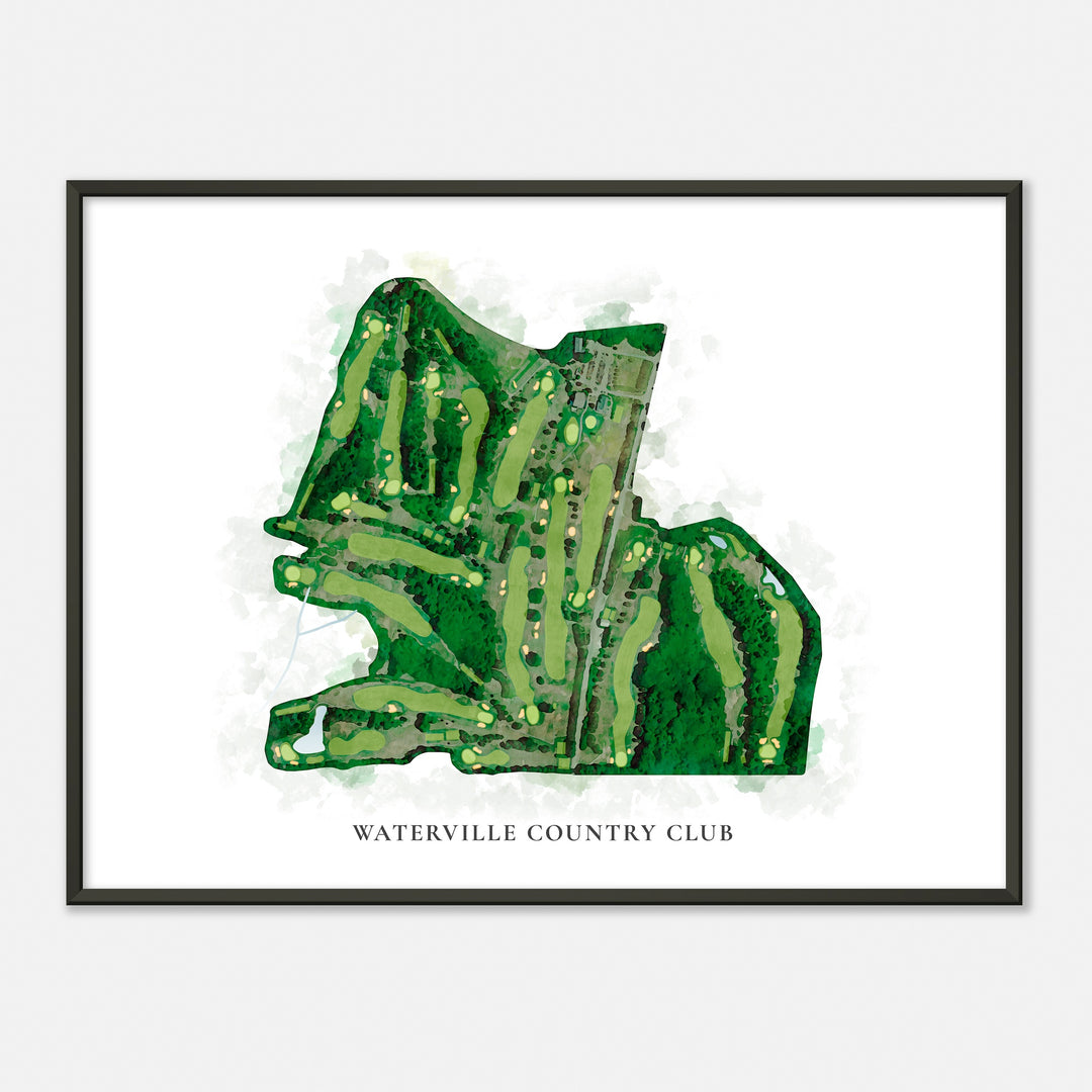 Print of Waterville Country Club Classic Map