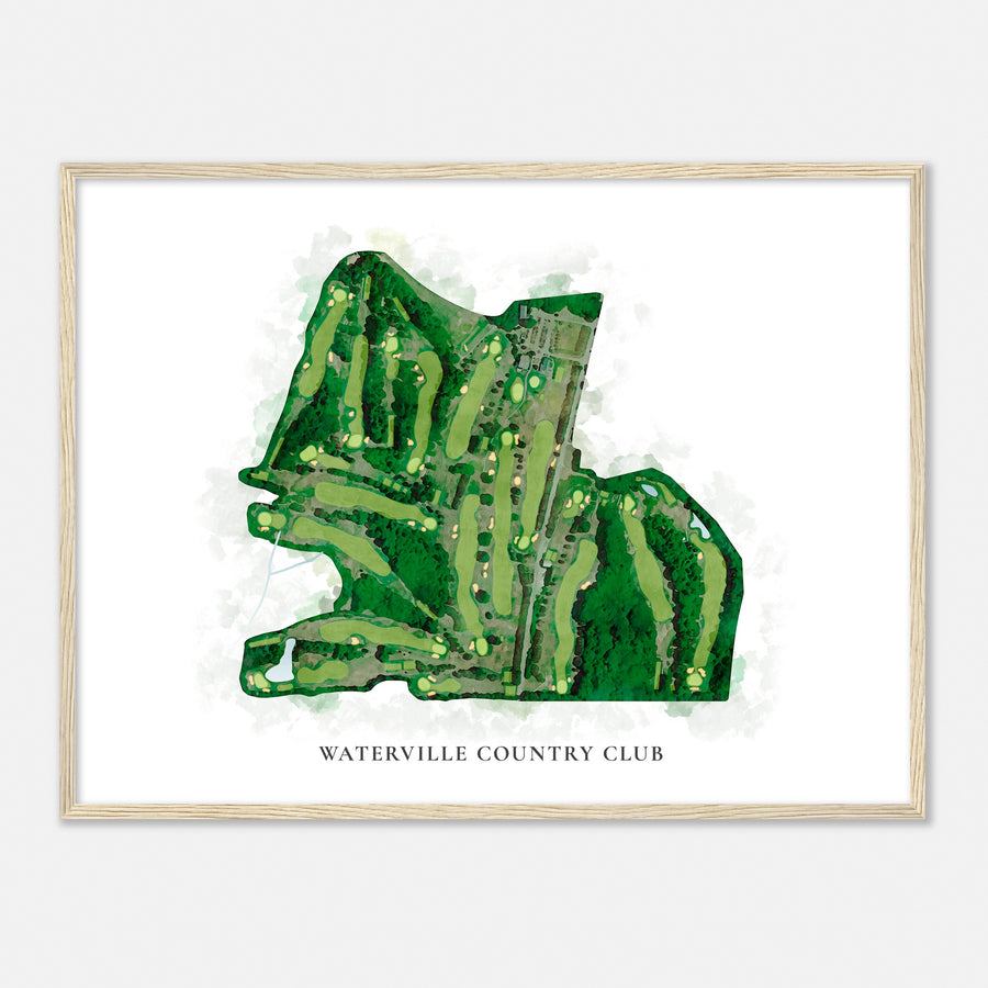 Print of Waterville Country Club Classic Map