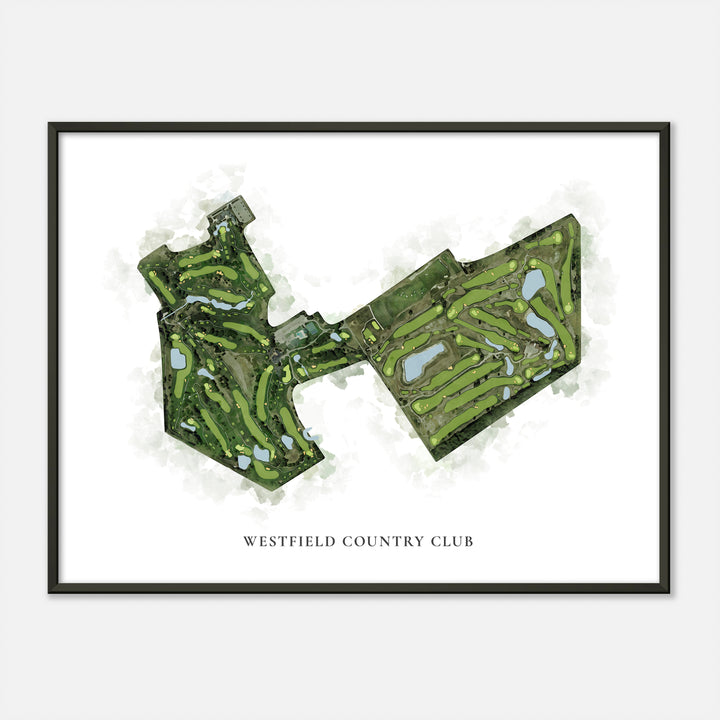 Print of Westfield Country Club Classic Map