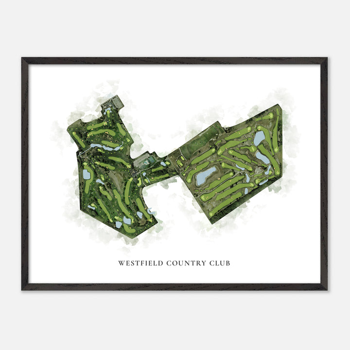 Print of Westfield Country Club Classic Map