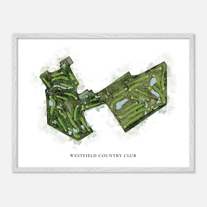 Print of Westfield Country Club Classic Map