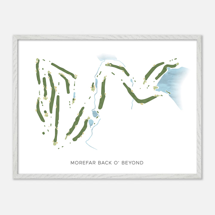 Print of Morefar Back O' Beyond Modern Map