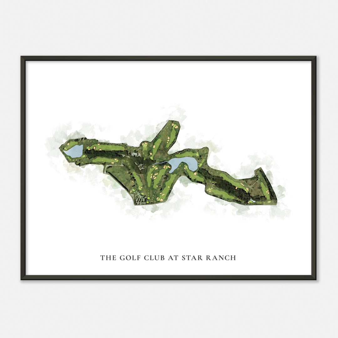 Print of The Golf Club At Star Ranch Classic Map