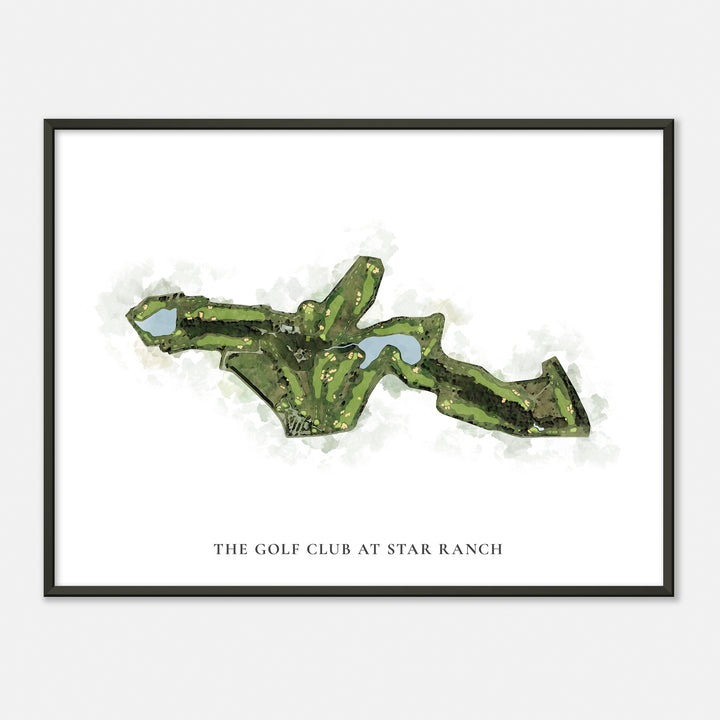 Print of The Golf Club At Star Ranch Classic Map