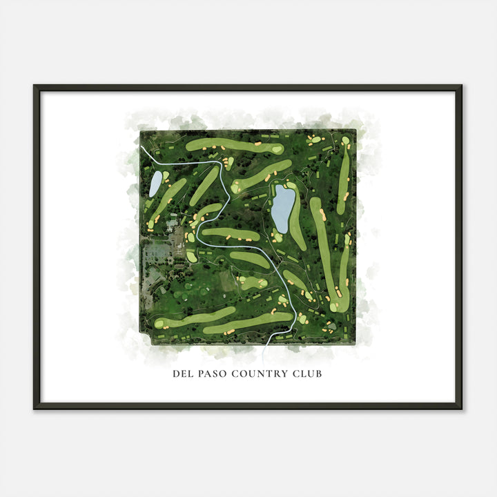 Print of Del Paso Country Club Classic Map