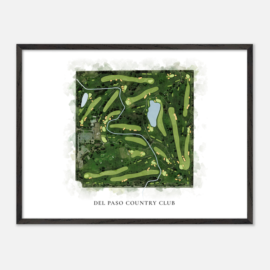Print of Del Paso Country Club Classic Map