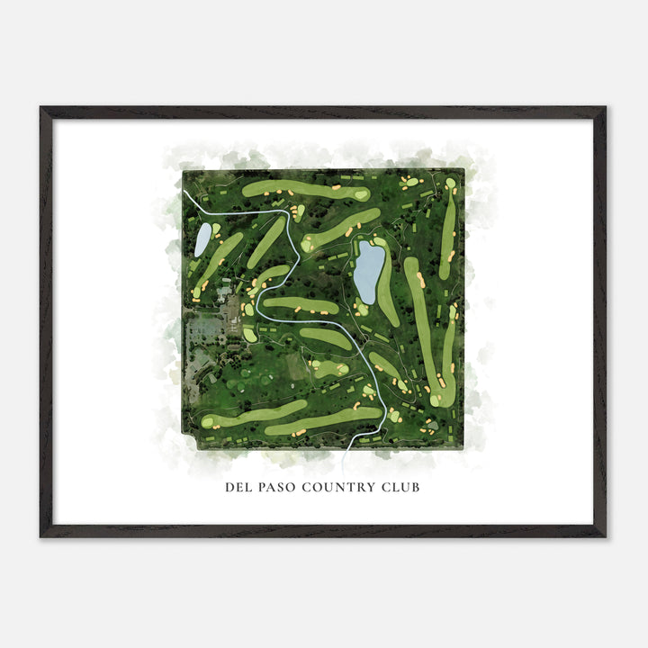 Print of Del Paso Country Club Classic Map