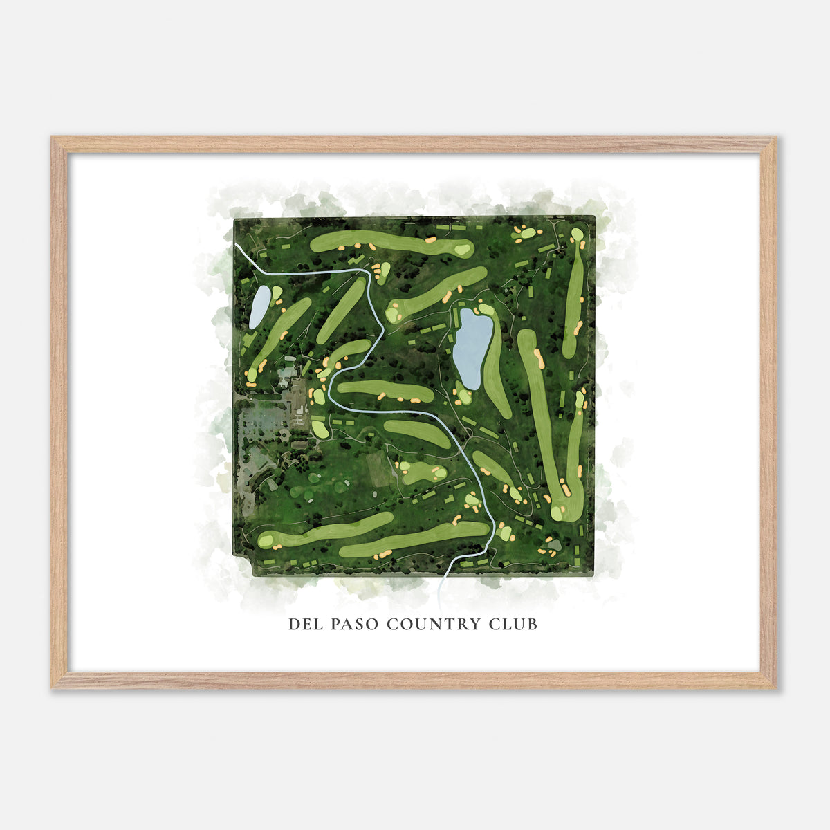 Print of Del Paso Country Club Classic Map